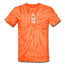 Load image into Gallery viewer, LIVE IT Unisex &quot;LIVE IT CLUB&quot; original Tie Dye T-Shirt - spider orange
