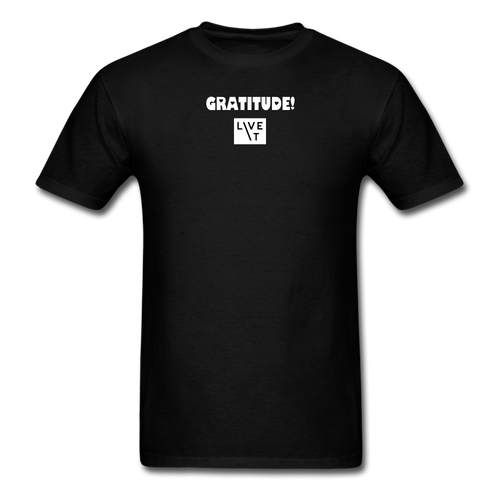 LIVE IT Unisex GRATITUDE original Classic T-Shirt - black