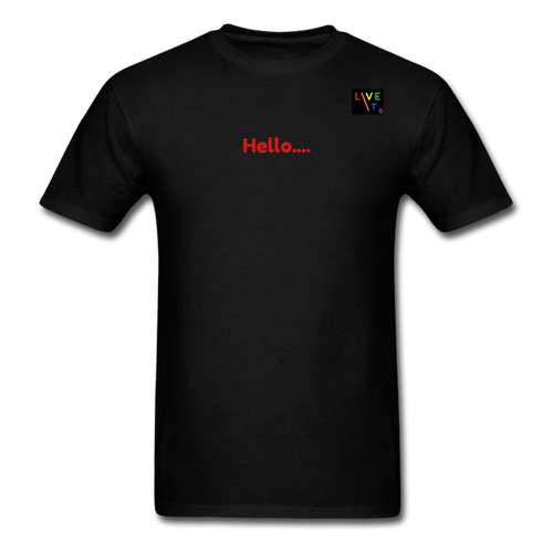 LIVE IT Pride Unisex HELLO GOODBYE original Classic T-Shirt - black