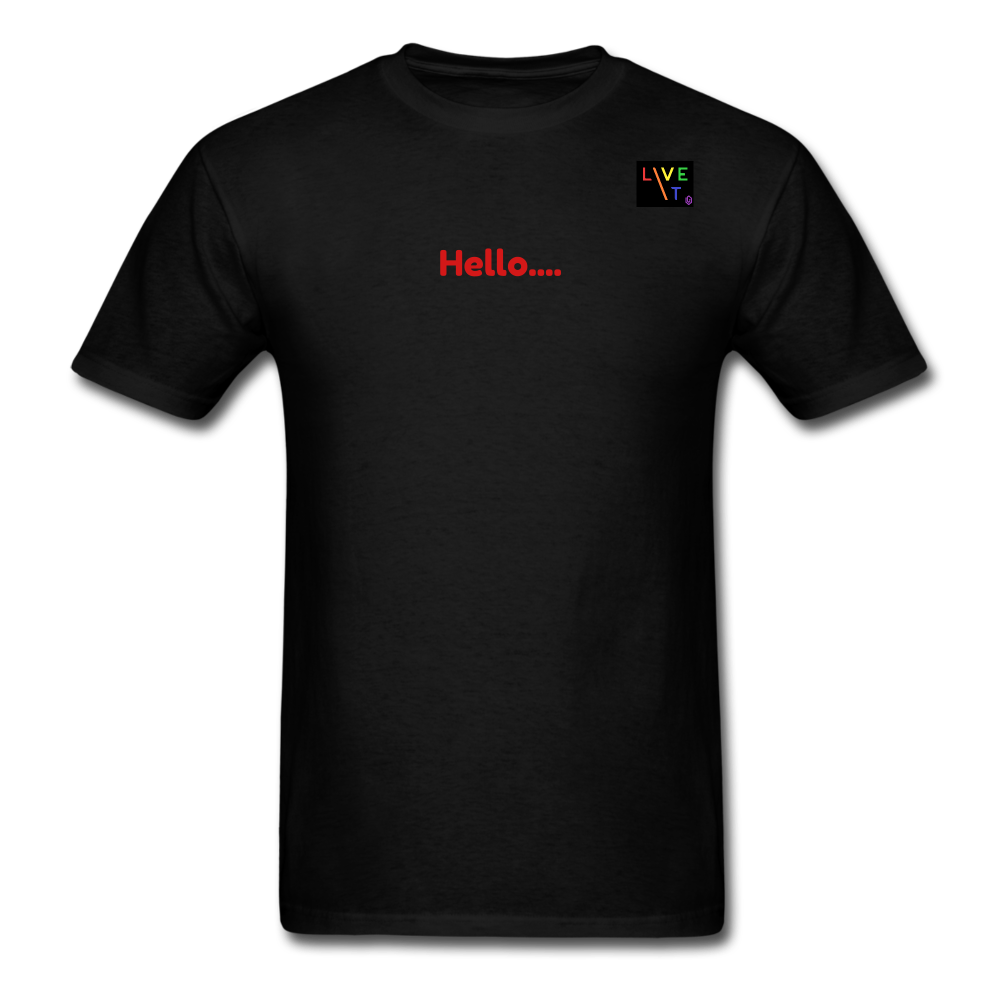 LIVE IT Pride Unisex HELLO GOODBYE original Classic T-Shirt - black