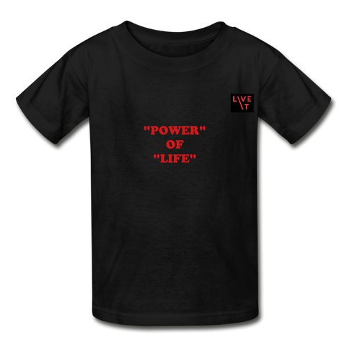 LIVE IT Kids POWER OF LIFE original Youth T-Shirt - black