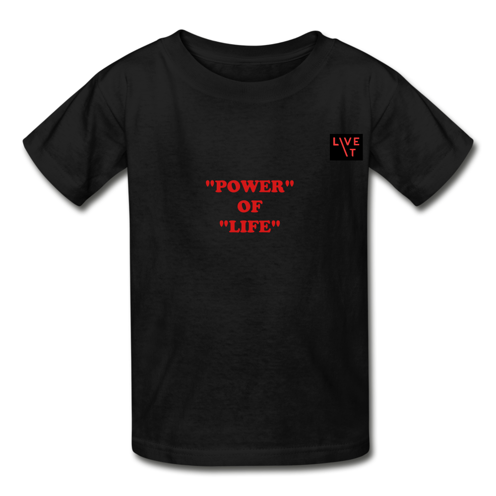 LIVE IT Kids POWER OF LIFE original Youth T-Shirt - black