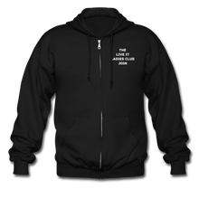 Load image into Gallery viewer, LIVE IT Women&#39;s &quot;LADIES CLUB&quot; original Zip Hoodie - black
