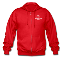 Load image into Gallery viewer, LIVE IT Women&#39;s &quot;LADIES CLUB&quot; original Zip Hoodie - red
