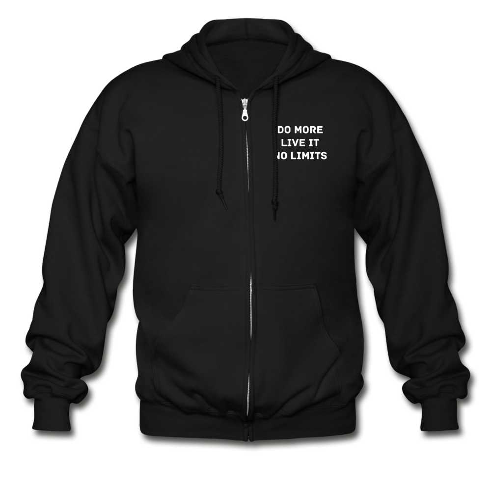 LIVE IT Unisex DO MORE NO LIMITS original Zip Hoodie - black