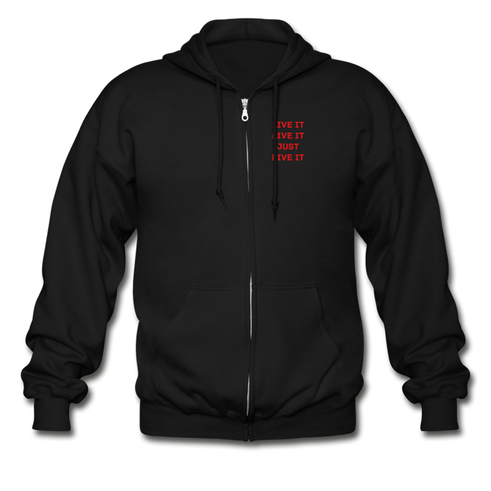 LIVE IT Unisex original Zip Hoodie - black