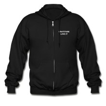 Load image into Gallery viewer, LIVE IT Unisex GRATITUDE original Zip Hoodie - black
