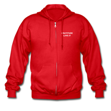 Load image into Gallery viewer, LIVE IT Unisex GRATITUDE original Zip Hoodie - red
