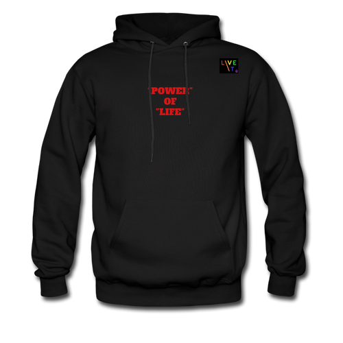 LIVE IT Pride Unisex POWER OF LIFE original Hoodie - black