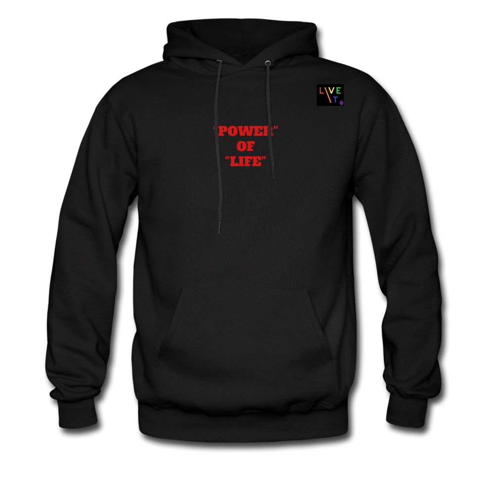 LIVE IT Pride Unisex POWER OF LIFE original Hoodie - black