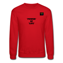 Load image into Gallery viewer, LIVE IT Pride Unisex POWER OF LIFE original Crewneck Sweatshirt - red
