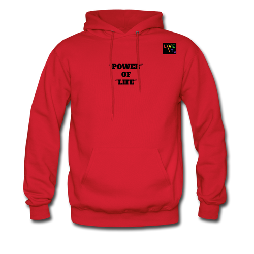 LIVE IT Pride Unisex POWER OF LIFE original Hoodie - red