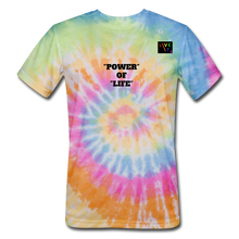 Load image into Gallery viewer, LIVE IT Pride Unisex POWER OF LIFE original Tie Dye T-Shirt - rainbow
