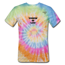 Load image into Gallery viewer, LIVE IT Unisex POWER OF LIFE original Tie Dye T-Shirt - rainbow
