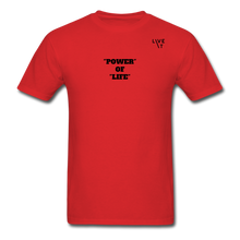 Load image into Gallery viewer, LIVE IT Unisex POWER OF LIFE original Classic T-Shirt - red
