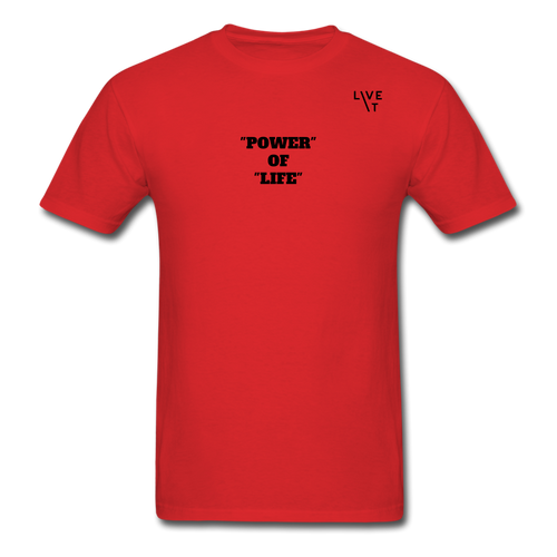 LIVE IT Unisex POWER OF LIFE original Classic T-Shirt - red