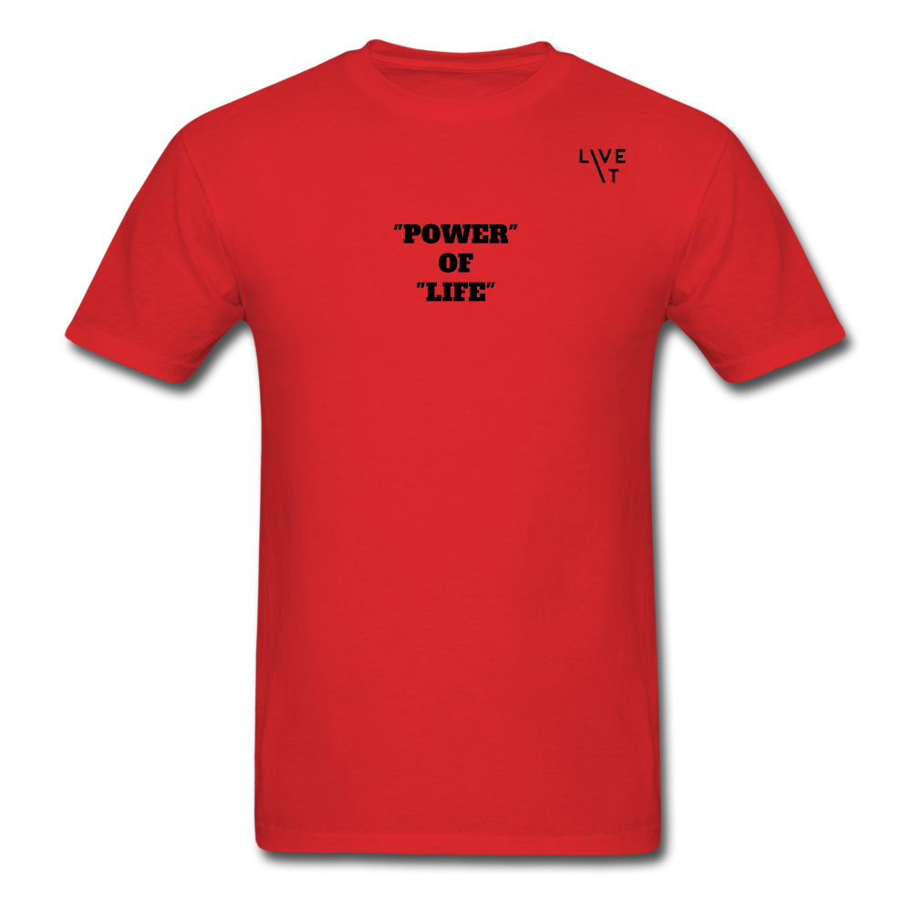 LIVE IT Unisex POWER OF LIFE original Classic T-Shirt - red