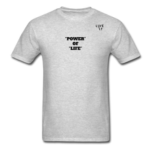 Load image into Gallery viewer, LIVE IT Unisex POWER OF LIFE original Classic T-Shirt - heather gray
