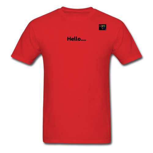 LIVE IT Pride Unisex HELLO GOODBYE original Classic T-Shirt - red