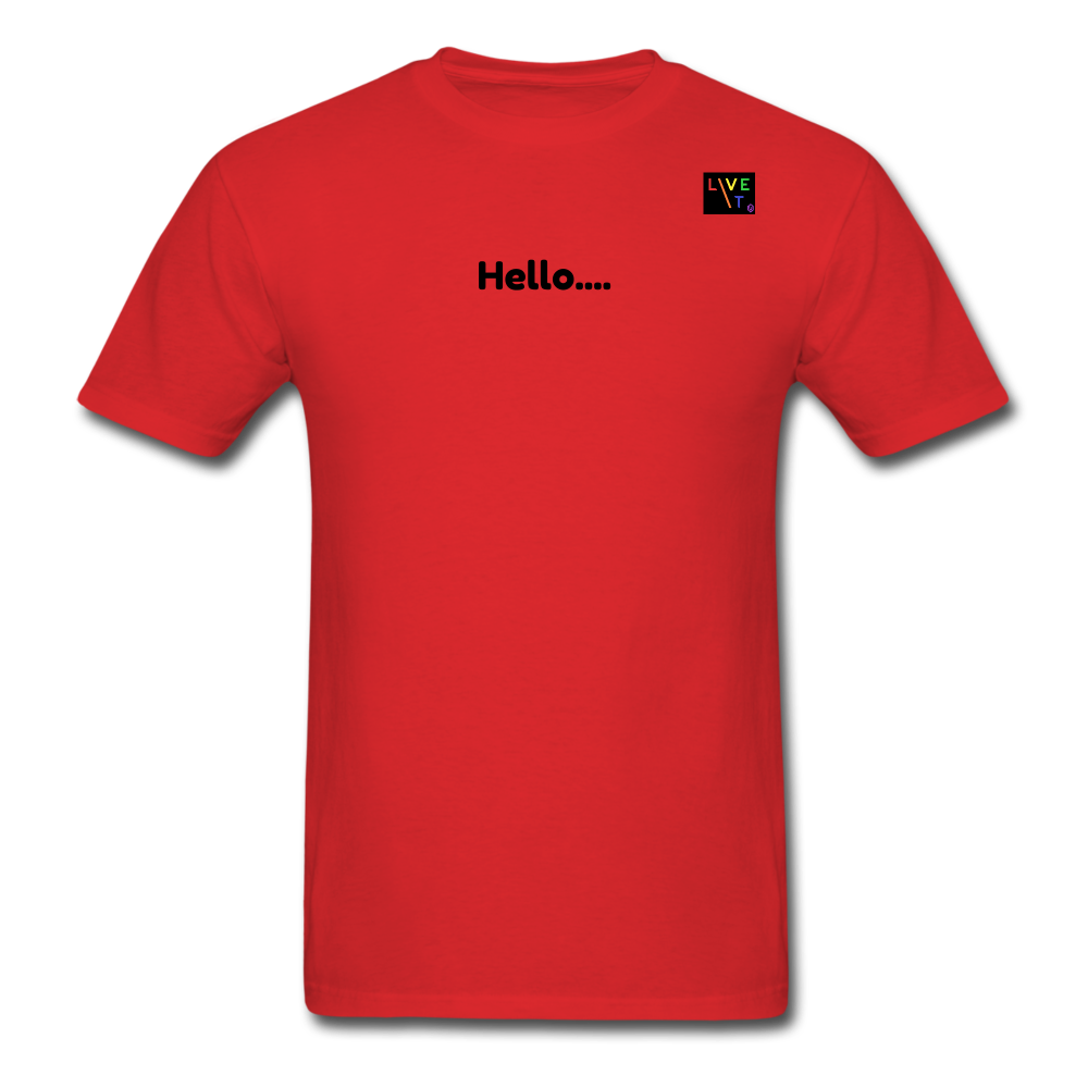 LIVE IT Pride Unisex HELLO GOODBYE original Classic T-Shirt - red