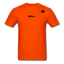 Load image into Gallery viewer, LIVE IT Pride Unisex HELLO GOODBYE original Classic T-Shirt - orange
