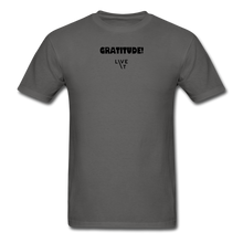 Load image into Gallery viewer, LIVE IT Unisex GRATITUDE original Classic T-Shirt - charcoal
