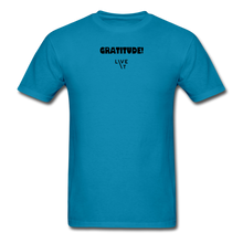 Load image into Gallery viewer, LIVE IT Unisex GRATITUDE original Classic T-Shirt - turquoise
