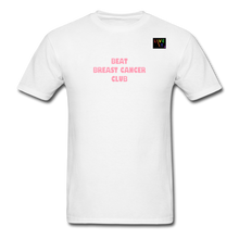 Load image into Gallery viewer, LIVE IT Pride Breast Cancer Unisex BEAT CLUB Original Classic T-Shirt - white
