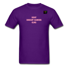 Load image into Gallery viewer, LIVE IT Pride Breast Cancer Unisex BEAT CLUB Original Classic T-Shirt - purple
