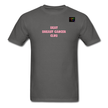 Load image into Gallery viewer, LIVE IT Pride Breast Cancer Unisex BEAT CLUB Original Classic T-Shirt - charcoal
