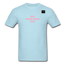 Load image into Gallery viewer, LIVE IT Pride Breast Cancer Unisex BEAT CLUB Original Classic T-Shirt - powder blue
