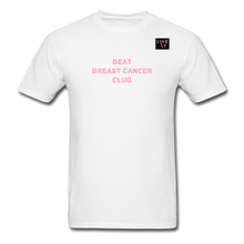 Load image into Gallery viewer, LIVE IT Breast Cancer Unisex BEAT CLUB original Classic T-Shirt - white
