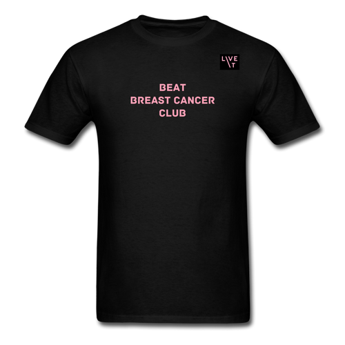 LIVE IT Breast Cancer Unisex BEAT CLUB original Classic T-Shirt - black