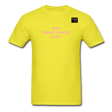 Load image into Gallery viewer, LIVE IT Breast Cancer Unisex BEAT CLUB original Classic T-Shirt - yellow
