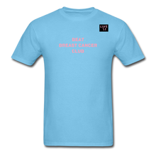 Load image into Gallery viewer, LIVE IT Breast Cancer Unisex BEAT CLUB original Classic T-Shirt - aquatic blue
