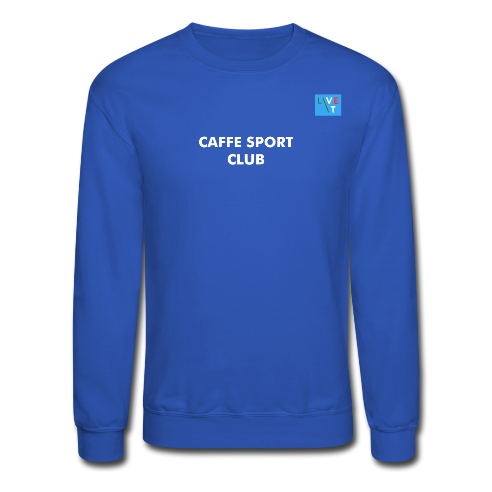 LIVE IT Italia Unisex CAFFE SPORT CLUB original Crewneck Sweatshirt - royal blue