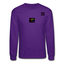 Load image into Gallery viewer, LIVE IT Pride Unisex original Crewneck Sweatshirt - purple
