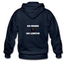 Load image into Gallery viewer, LIVE IT Pride Unisex DO MORE NO LIMITS original ZIP Hoodie - navy
