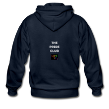 Load image into Gallery viewer, LIVE IT Pride Unisex &quot;PRIDE CLUB&quot; original ZIP Hoodie - navy
