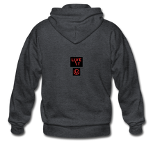 Load image into Gallery viewer, LIVE IT Unisex original ZIP Hoodie - deep heather
