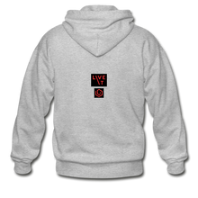 Load image into Gallery viewer, LIVE IT Unisex original ZIP Hoodie - heather gray
