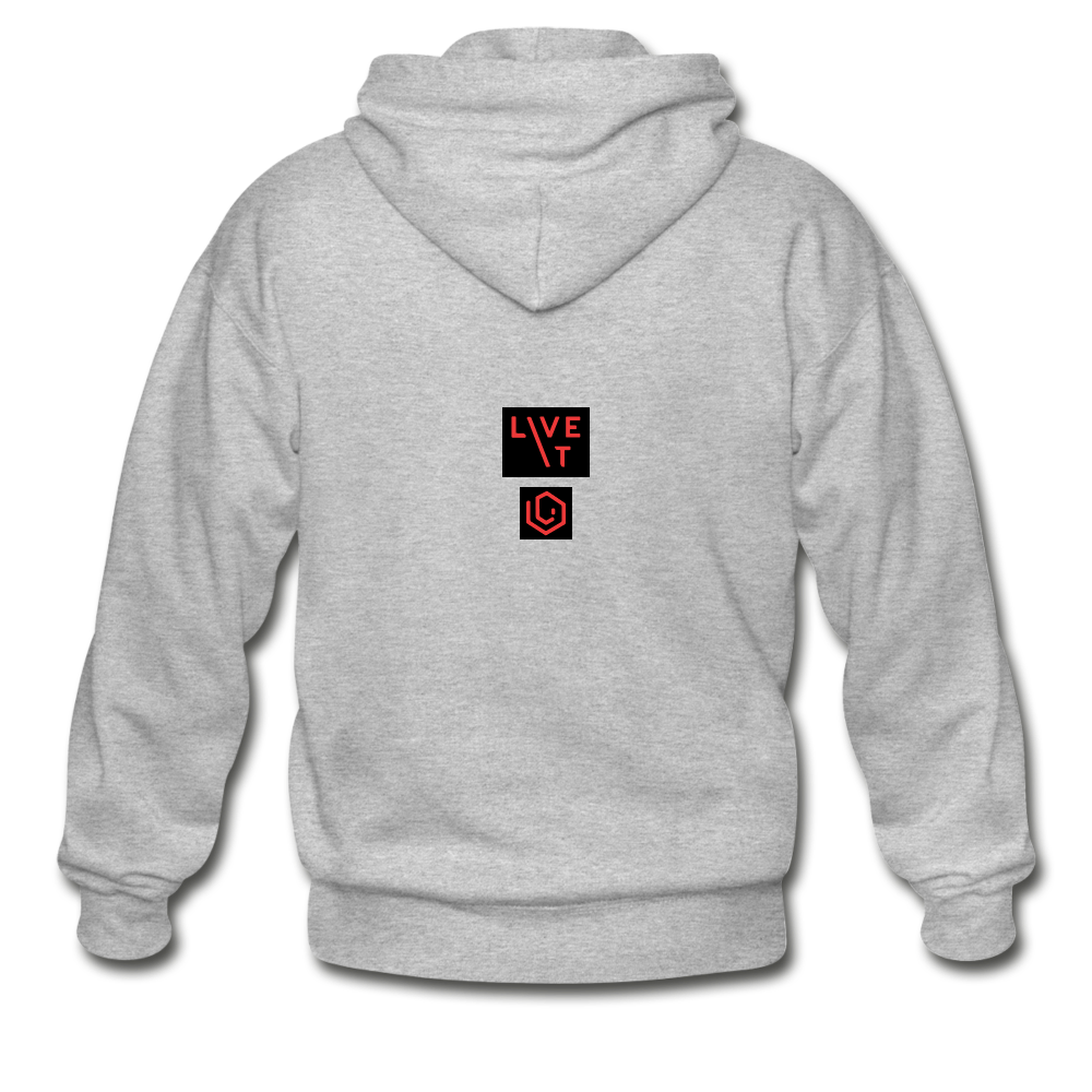 LIVE IT Unisex original ZIP Hoodie - heather gray