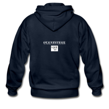 Load image into Gallery viewer, LIVE IT Unisex GRATITUDE original ZIP Hoodie - navy
