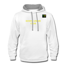 Load image into Gallery viewer, LIVE IT Aussie Unisex DOWN UNDER CLUB original Contrast Hoodie - white/gray
