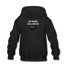 Load image into Gallery viewer, LIVE IT Kids DO MORE NO LIMITS original Hoodie - black
