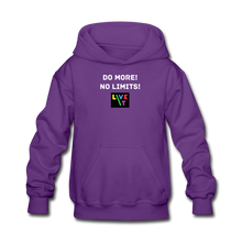 Load image into Gallery viewer, LIVE IT Kids DO MORE NO LIMITS original Hoodie - purple
