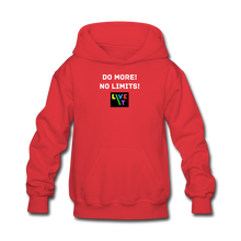 Load image into Gallery viewer, LIVE IT Kids DO MORE NO LIMITS original Hoodie - red
