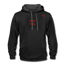 Load image into Gallery viewer, LIVE IT Men&#39;s &quot;MENS CLUB&quot; original Contrast Hoodie - black/asphalt
