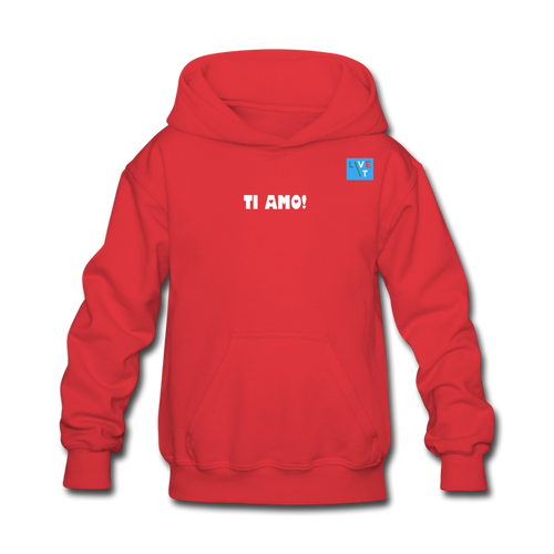 LIVE IT Kids Italia TI AMO original Hoodie - red