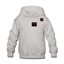 Load image into Gallery viewer, LIVE IT Kids original Hoodie - heather gray
